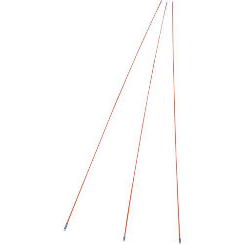 プロメイト E-4009JX ケーブル牽引具 ジョイントライン スネーク ３本組 ロッド径４．０ｍｍ ロッド長さ１ｍ E4009JX マーベル MARVELの通販は