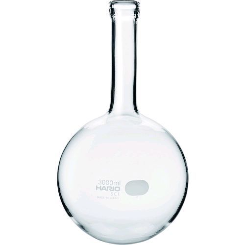 ＨＡＲＩＯ MF-3L-SCI 丸底フラスコ　３０００ｍｌ MF3LSCI