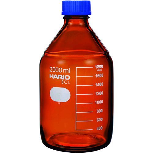 ＨＡＲＩＯ NBB-2L-SCI ボトル 耐熱ねじ口瓶 茶 ２０００ｍｌ NBB2LSCI