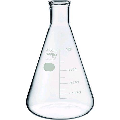 ＨＡＲＩＯ SF-3L-SCI 三角フラスコ　目安目盛付　３０００ｍｌ SF3LSCI
