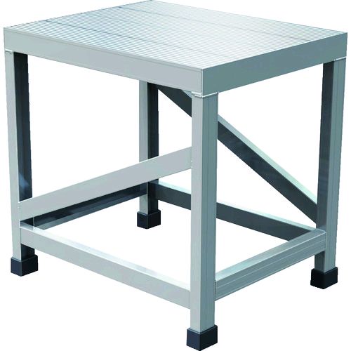 ＴＲＵＳＣＯ WTDB-5450 アルミ製溶接一体構造型作業台　一段 完成品 Ｗ５００×Ｄ４００×Ｈ５００ WTDB5450の通販は