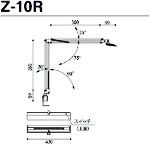 山田 Z-10R-W ＬＥＤデスクライト Z10RW_1