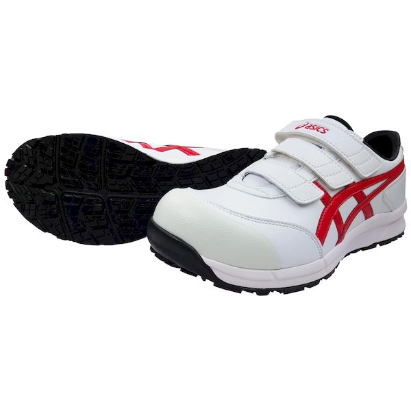 アシックス 4550329144719 ウィンジョブＣＰ３０１ ホワイト×クラシックレッド ２６．５ｃｍの通販は
