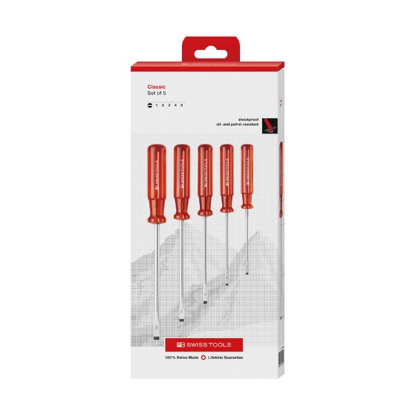 ＰＢスイスツールズ 1561CBB ドライバーセット ５本組の通販は