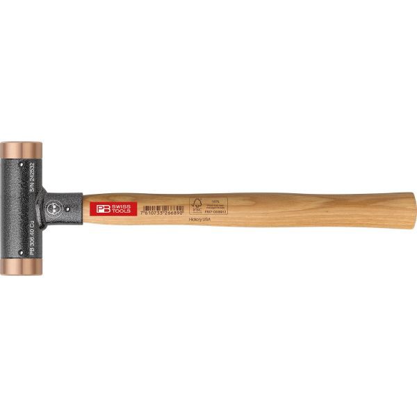 PBスイスツール PB SWISS TOOLS 306-24CU ３０６−２４ＣＵ 無反動銅ハンマー 30624CU