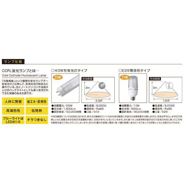 ハタヤリミテッド HATAYA DLX-25 除菌照明 連結型ライトタイプ 吊り下げ用 DLX25