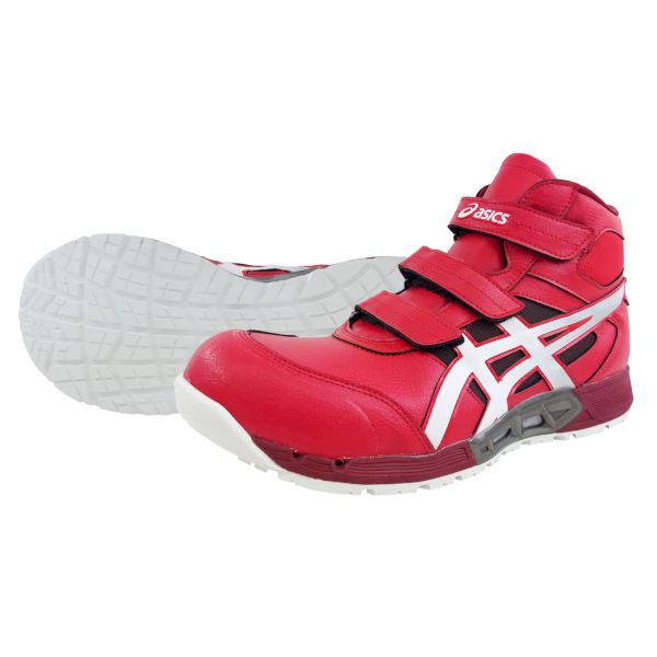 ■ASICS ウィンジョブCP308 AC クラシックレッド×ホワイト 25.5cm[店頭受取不可] ☆アシックス⁄ASICS CP308 AC クラシックレッド×ホワイト