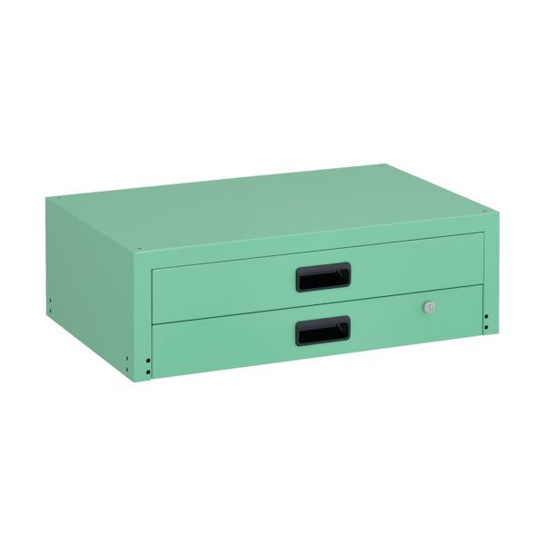 トラスコ TRUSCO RBW-75X YG ツールワゴン ラビットワゴン用２段引出 ７００Ｘ４５０ ヤンググリーン RBW75XYGの通販は 14,186円