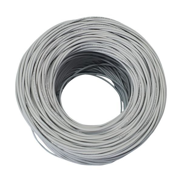 トラスコ TRUSCO TUTP-CAT6-100G LANケーブル カテゴリ6 100m グレー TUTPCAT6100Gの通販は 9,367円