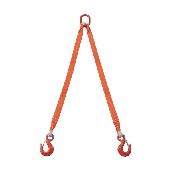 トラスコ TRUSCO G50-2P15 2本吊ベルトスリングセット 50mm幅X1．5m 吊り角度60°時荷重2．58t 最大使用荷重3t G502P15の通販は
