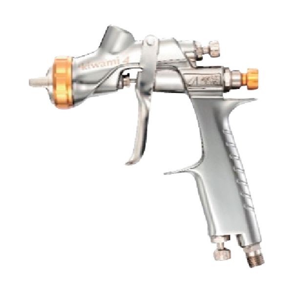 アネスト岩田 KIWAMI4-V13WBX スプレーガン 重力式 ＫＩＷＡＭＩ４ センターカップ ノズル口径Φ１．３ｍｍ 塗料噴射量１９５ｍｌ KIWAMI