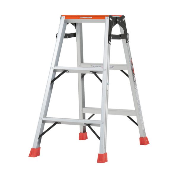 ＴＲＵＳＣＯ PTHK-090 天板乗り防止ペイントはしご兼用脚立 アルミ合金製・脚カバー付 高さ0．81m PTHK090の通販は
