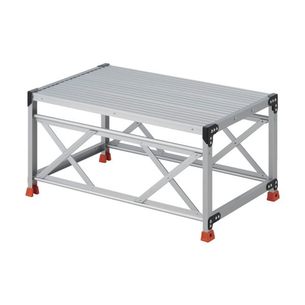 ＴＲＵＳＣＯ TSF-11065 作業用踏台 1段 高さ0．5m 天板1000×600 TSF11065