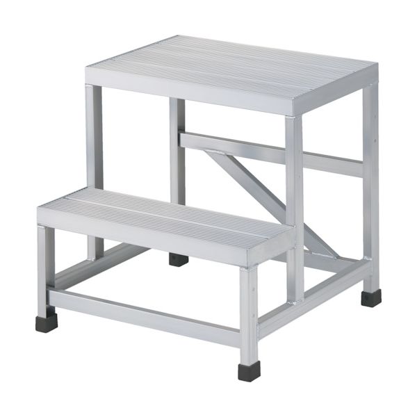 ＴＲＵＳＣＯ WTDB2-5650 アルミ製溶接一体構造型作業台 二段 完成品 W500×D600×H500 WTDB25650の通販は