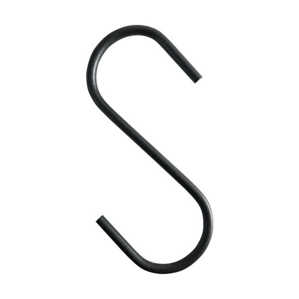ＴＲＵＳＣＯ TSTS5150BKBOX まとめ買い Sフック スチール製 150mm 黒 160個