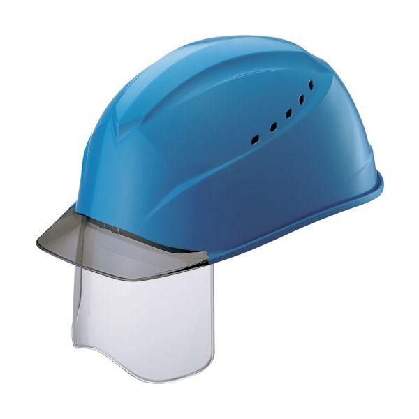 タニザワ 1230VJ-SH-V2-B1-J エアライトS搭載ヘルメット グレー透明ひさし・溝・通気孔・シールド付 青色 1230VJSHV2B1Jの通販は 8,163円