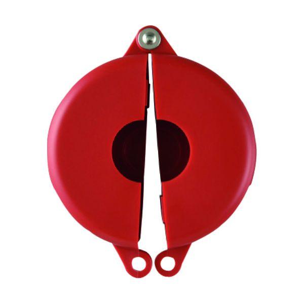 緑十字 195012 ゲートバルブロックアウト 適応ハンドル径63．5〜127mm VL−61 PP製