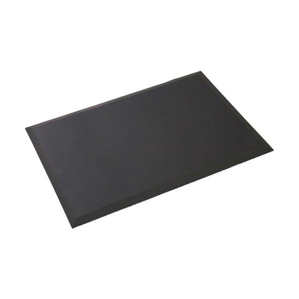 緑十字 345009 疲労軽減マット AFM−6090BK 黒 600×900