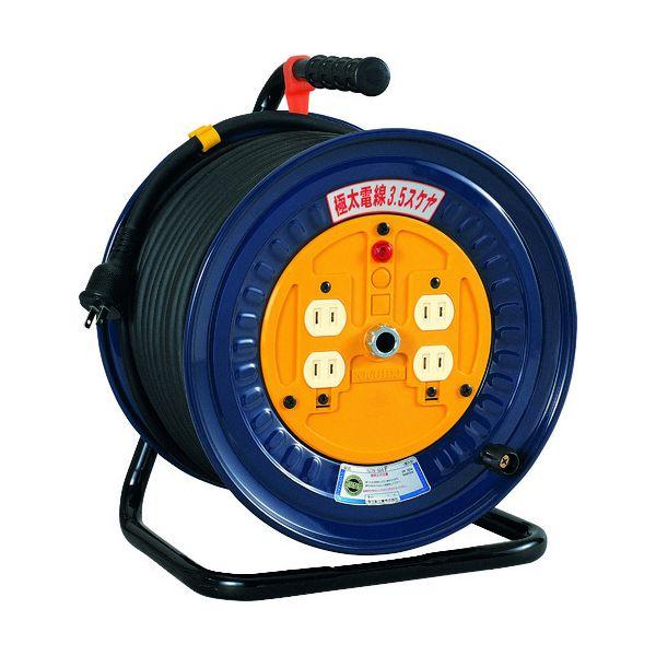 日動 NDN-504F 電工ドラム 標準型100Vドラム 2芯 極太電線仕様 50m NDN504F