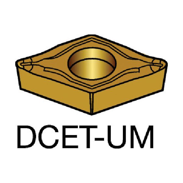 サンドビック DCET 07 02 01-UM（1125） 【10個入】 コロターン107 旋削用ポジチップ 130 1125 DCET070201UM1125