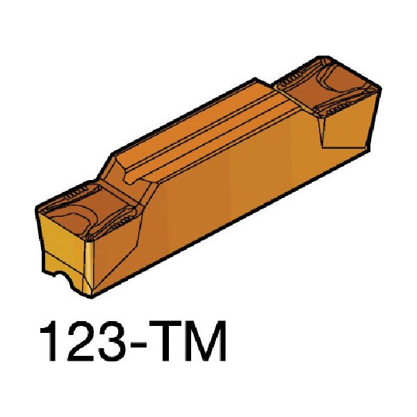 サンドビック N123L2-0800-0008-TM（1125） 【10個入】 コロカット1・2 旋削加工用チップ 320 1125 N123L208000008TM1125