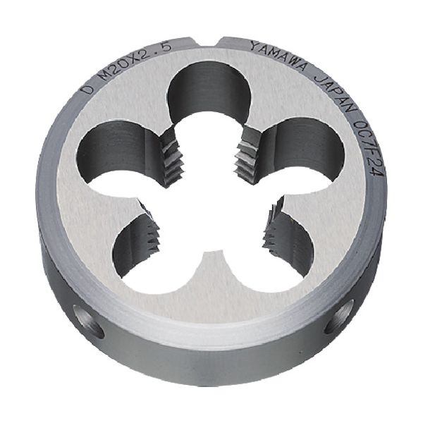 ヤマワ D2-M9X0.5-25 ソリッドダイス D M 9X0．5 25径 D2M9X0.525