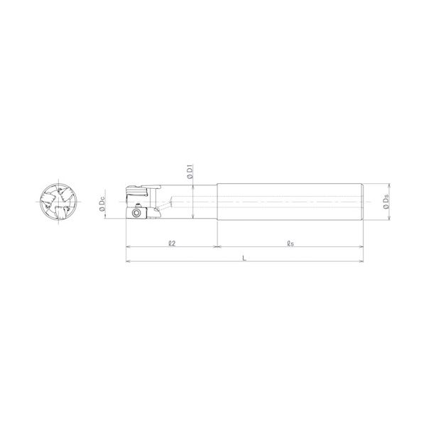 ダイジェット EXSAP-5040-11-50L-S32（BODY） ショルダーエクストリーム BODY EXSAP50401150LS32BODY_1