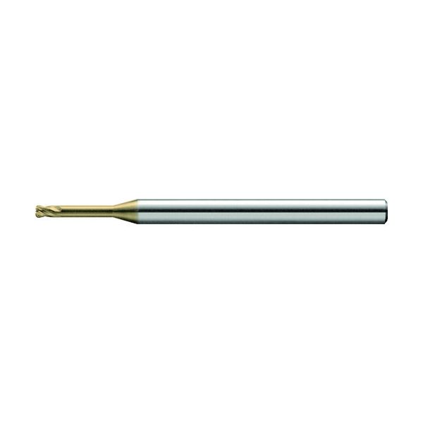 ユニオンツール HLRS4040-01-480 超硬エンドミルHLRS 4枚刃ロングネックラジアス 外径4×コーナー半径R0．1×有効長48×刃長3．