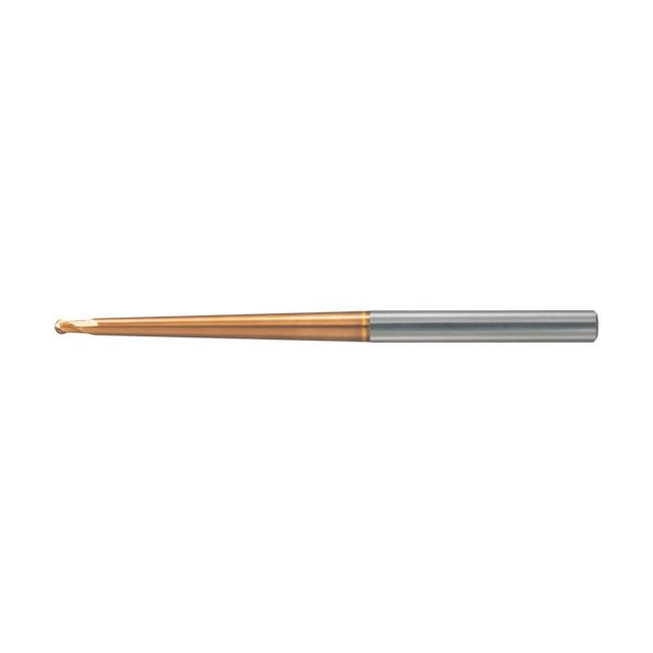 ユニオンツール HTNB2010-300-2 超硬2枚刃テーパネックボールエンドミル R0．5×首下長30×首部テーパ角1°×刃長0．8×全長70 H 7,167円