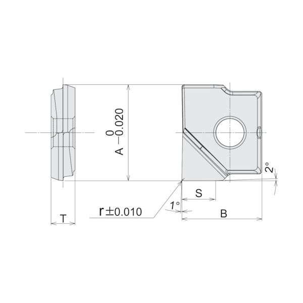 ダイジェット RNM-250-R10（DH103） 【2個入】 ミラーラジアス用チップ DH103 RNM250R10DH103_1