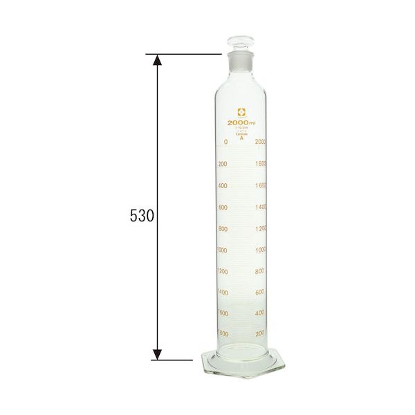 ＳＩＢＡＴＡ 026580-20001 有栓メスシリンダー カスタムA 2L 02658020001