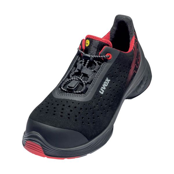 ＵＶＥＸ 6837538 1 G2 パーフォレーテッド ローシューズ 24cm S1 P SRC ブラック／レッドの通販は