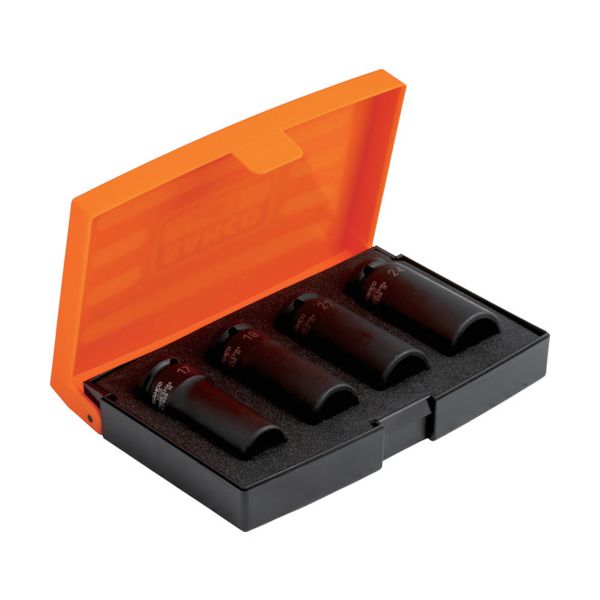 ＢＡＨＣＯ K7806M/S4 １／２” ディープインパクトソケットセット４ＰＣＳ １７／１９／２２／２４ｍｍ 10,052円
