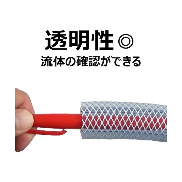 トヨックス TR-50-10 水・油・薬品・エアー用耐圧ホース トヨロンホース 内径５０ｍｍ×外径６２ｍｍ 長さ１０ｍ ＴＲ−５０−１０ TR5010_7