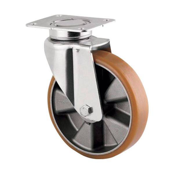 テンテキャスター 3640ITP160P41 CONVEX 重荷重用高性能旋回キャスター“ＤＥＬＴＡ” ウレタン車輪 φ１６０ 自在式 ＪＩＳ規格品 自在式 3640ITP160P41CONVEXの通販はその他花・ガーデン・エクステリア・DIY工具