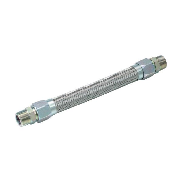 テクノフレックス S215-20AX1000L MXM SS400 メタルタッチ式非溶接型フレキシブルホース S215−20Ax1000L オスxオス