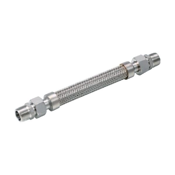 テクノフレックス S225T-25AX500L MXM 304SS 袋ナット・アダプター型フレキシブルホース S225T−25AX500L オスXオス