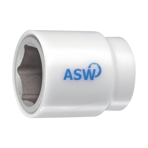 エーエスダブリュー 472012 スリーブ付きインパクト用ソケット 差込角12．7mm 対辺19mm