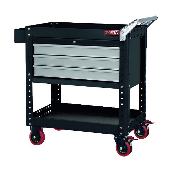 ＳＨＵＴＥＲ CT-3A-BK 直送 代引不可・他メーカー同梱不可 重量カート CT−3A ブラック CT3ABK