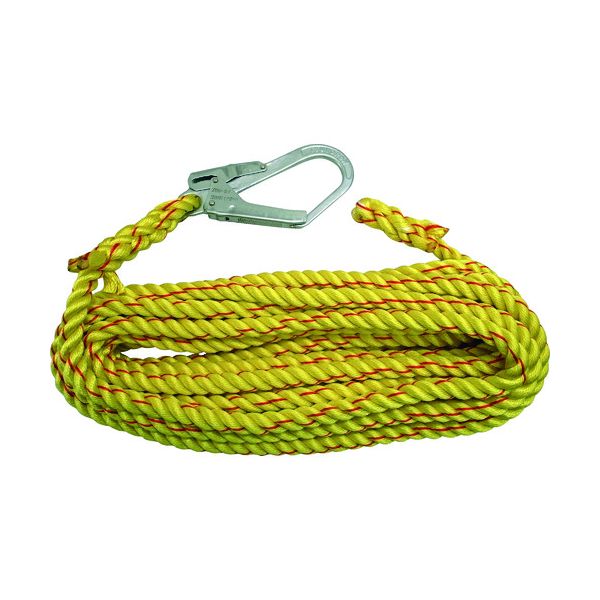 まつうら NEW-TETORON-1620 ニューテトロン親綱 垂直用 16mmΦ×20m 片側フック付 NEWTETORON1620