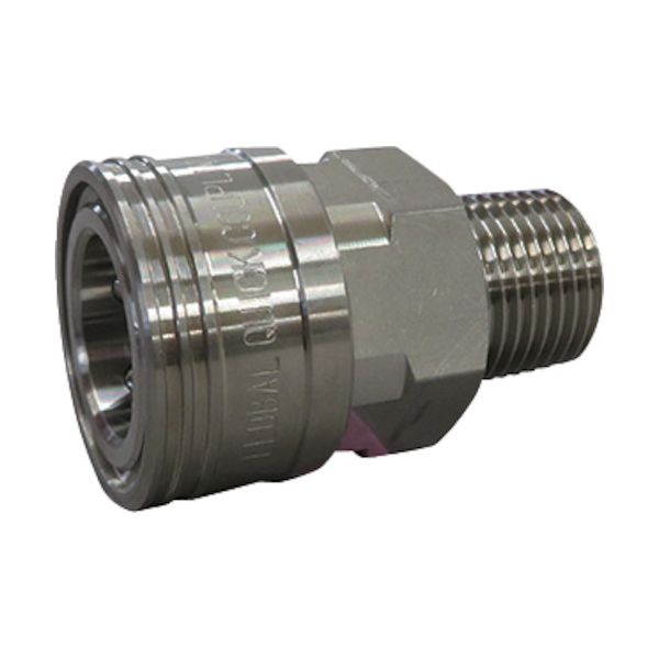 フローバル TS-6SM(SUS304) 両路開放型クイックカップリング ＴＳ−６ＳＭ ＳＵＳ３０４ TS6SM(SUS304)の通販は 9,394円