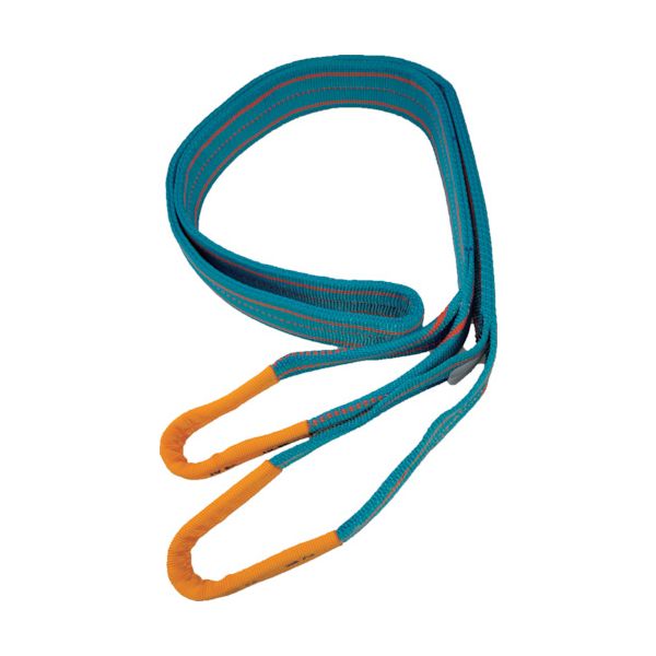 ＴＥＳＡＣ 4E75X2 ブルースリング JIS4等級・両端アイ形 荷重3．2t 全長2．0mの通販は