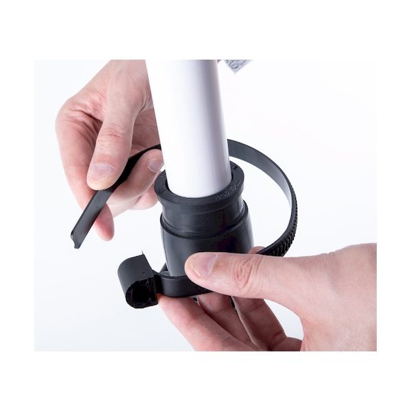 ＨＣＬ PWD-13-150-WG-PA66-BK 樹脂製ホースバンド Ezyclamp 手締めタイプ 締付径25．0〜150．0mm ナイロン66_1