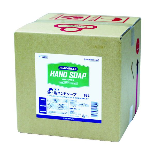 モクケン 15030 手洗い用水石けん 薬用 18L