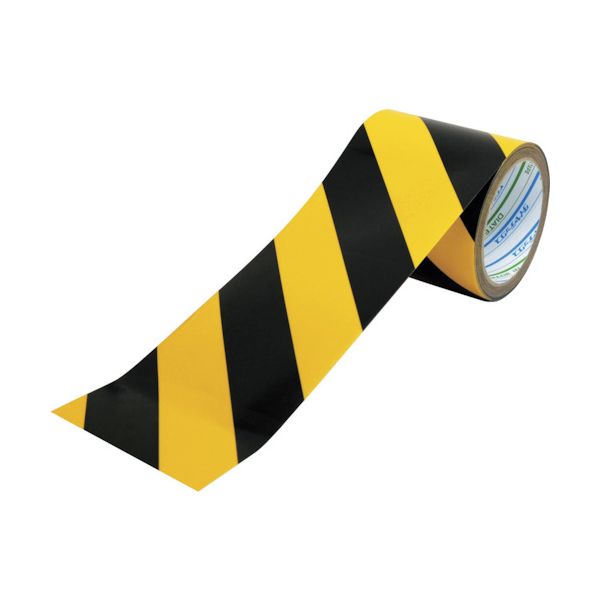 パイオラン RF-30-YB-100 再帰反射テープ 100mm×10m イエロー／ブラック RF30YB100の通販は 9,212円