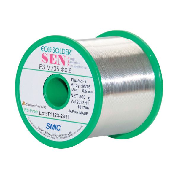 千住金属 S_SEN F3 M705 0.6 バラ＿SEN F3 M705 0．6 D500G＿181706 S_SENF3M7050.6