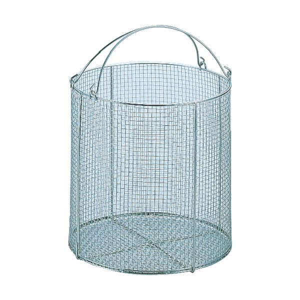 サンワ SM-30 ステンレス丸型洗浄カゴ 大 SM30の通販は