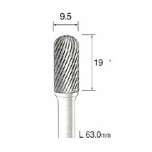 ミニター MINITOR ［BC4155］ 超硬カッター クロスカット φ９．５ BC-4155の通販は 6,549円