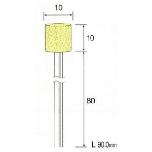 ミニター（MINITOR） ［CA3514］ ロングシャフトイエロー砥石 ＷＡ＃１２０ φ１０ １０本入 メーカー CA-3514【RCP】【最安値挑