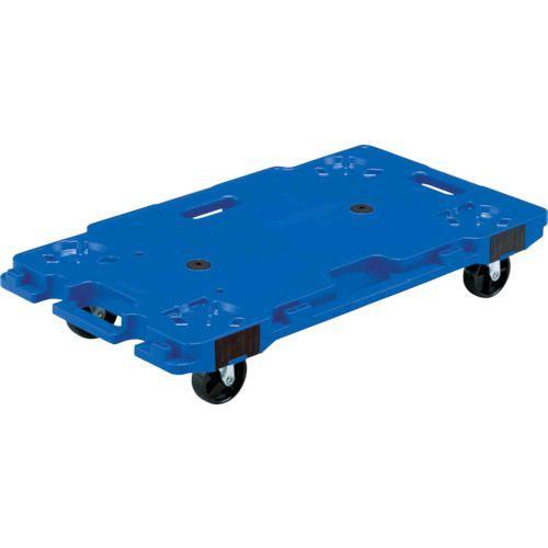 【個数：1個】 サンコー SK-6839-BL 樹脂製平台車 ８０２４６２ サンキャリー６８３９ ブルー SK6839BL 344-8797